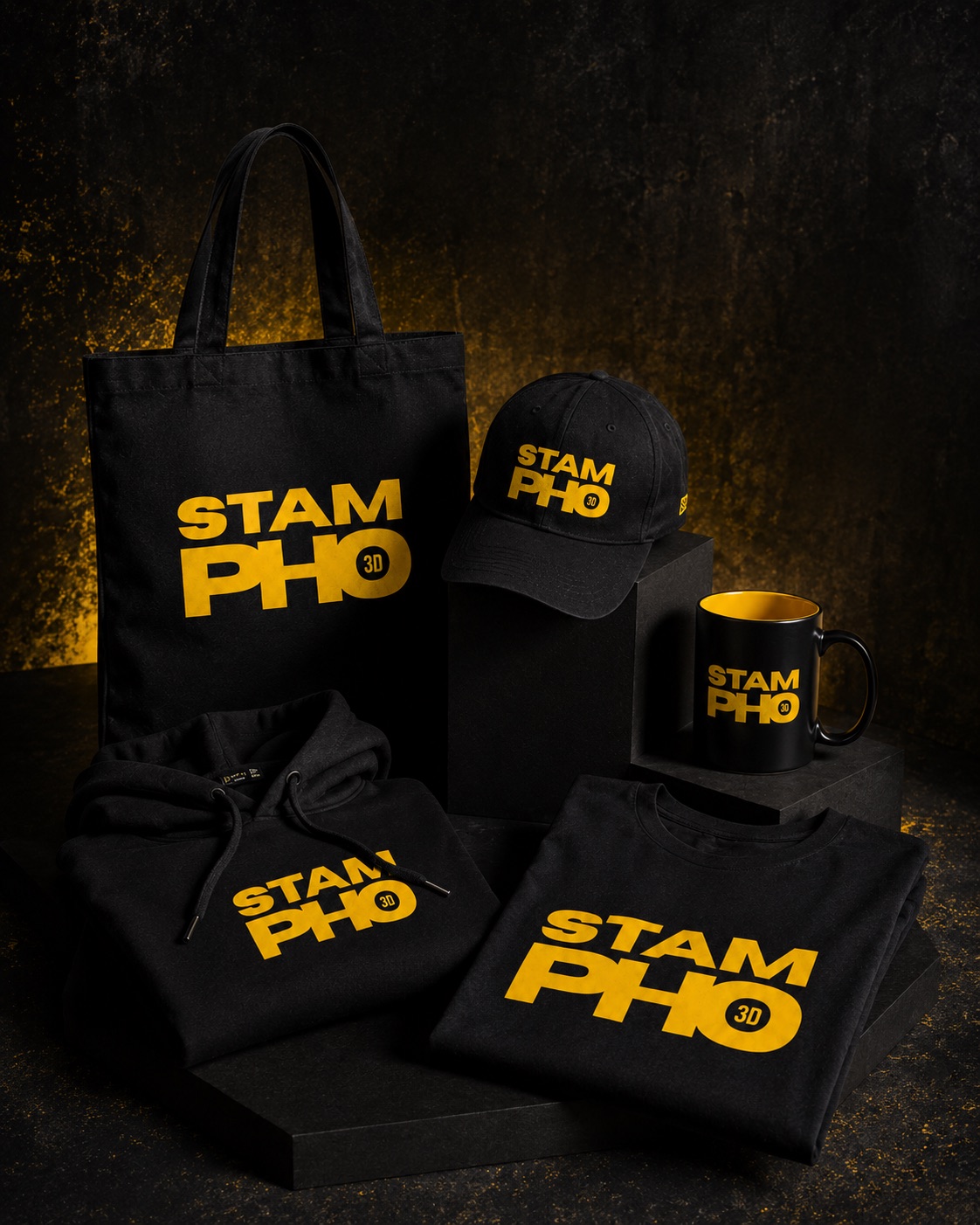 Gadget personalizzati con shopper, cappellino, t-shirt e mug