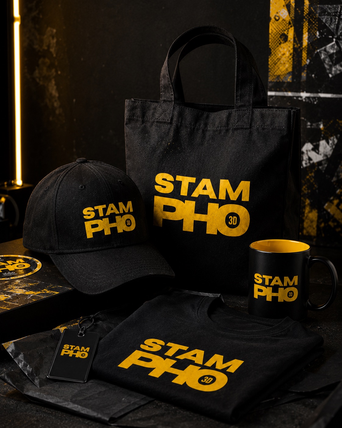 Shopper, cappellino, t-shirt e packaging personalizzato