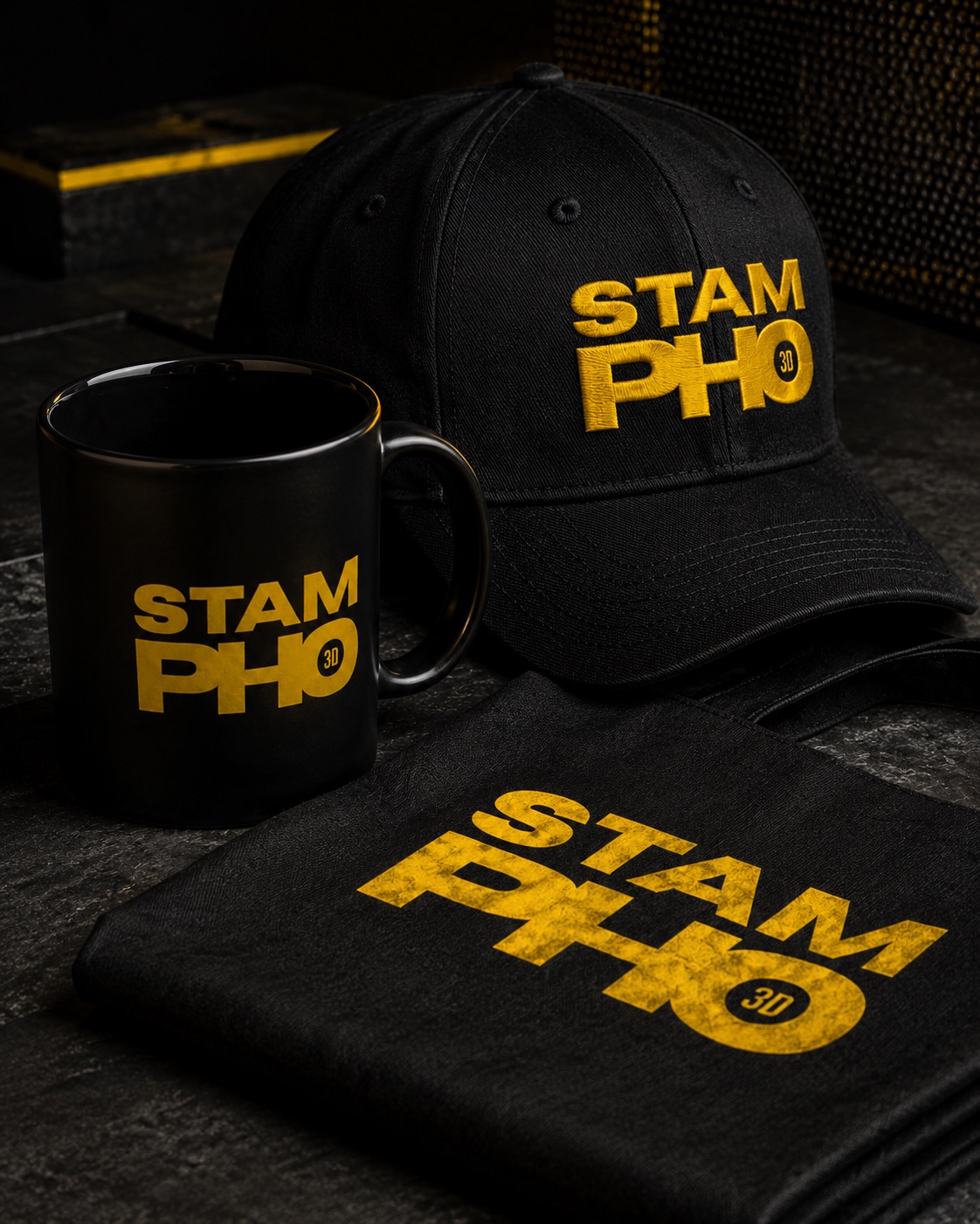 Cappellino, mug e t-shirt brandizzati